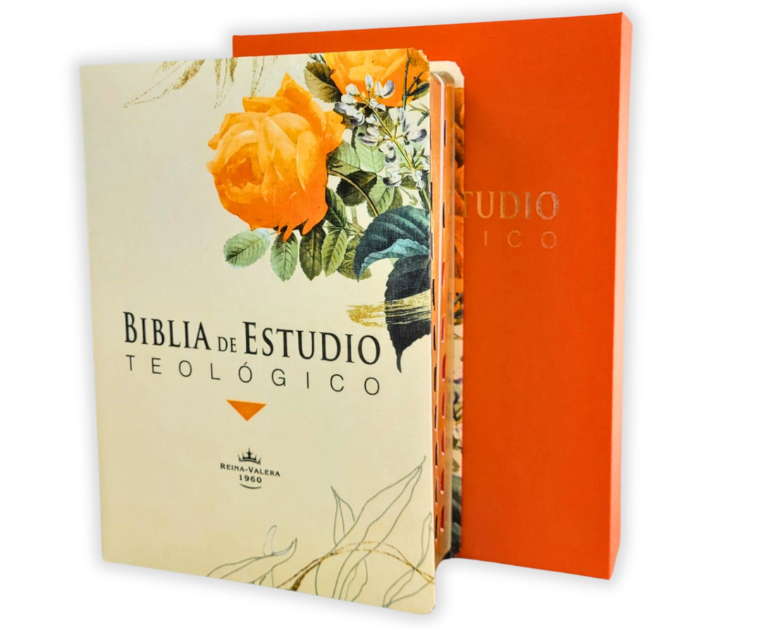 Biblia de Estudio Teológico RVR 1960 - Edición Especial Floral